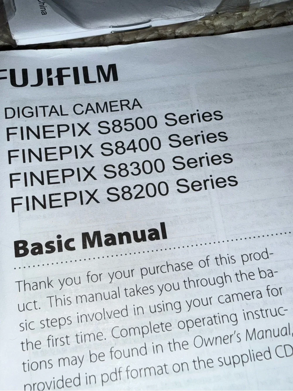 Fujifilm Finepix S8200 16.2MP, Wide 24MM 40X Optical Zoom Lens w/ Carrying Case